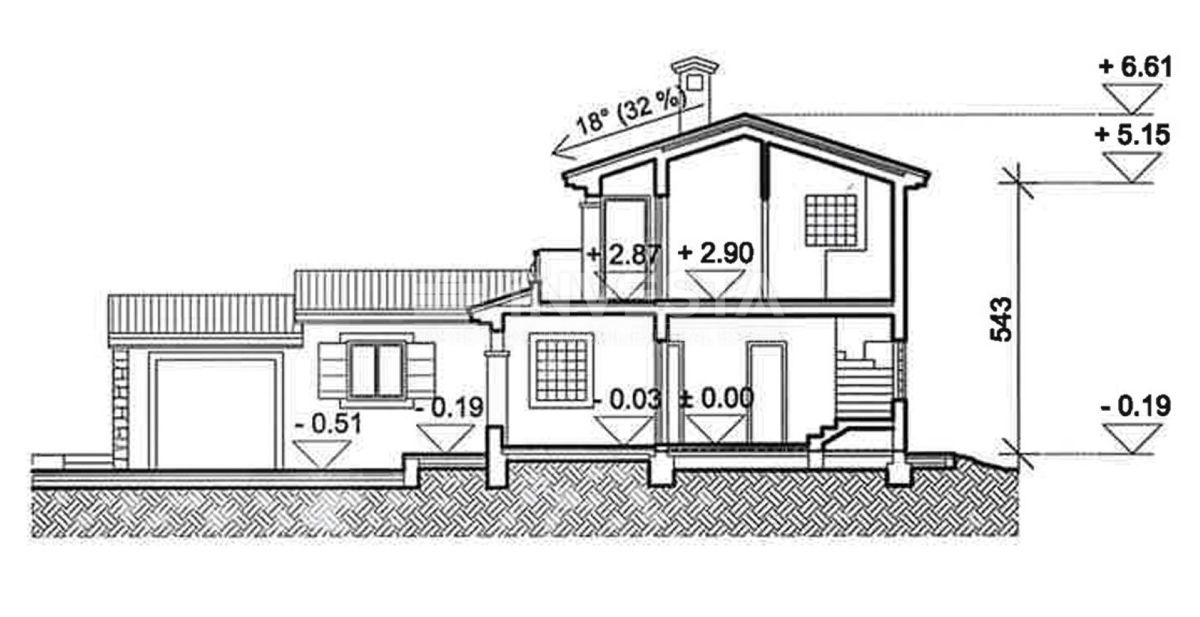 Dignano, villa moderna con piscina, 4 camere da letto