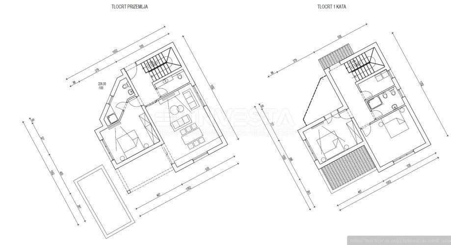 Digniano, dintorni - cinque terreni edificabili con progetto per la costruzione di case