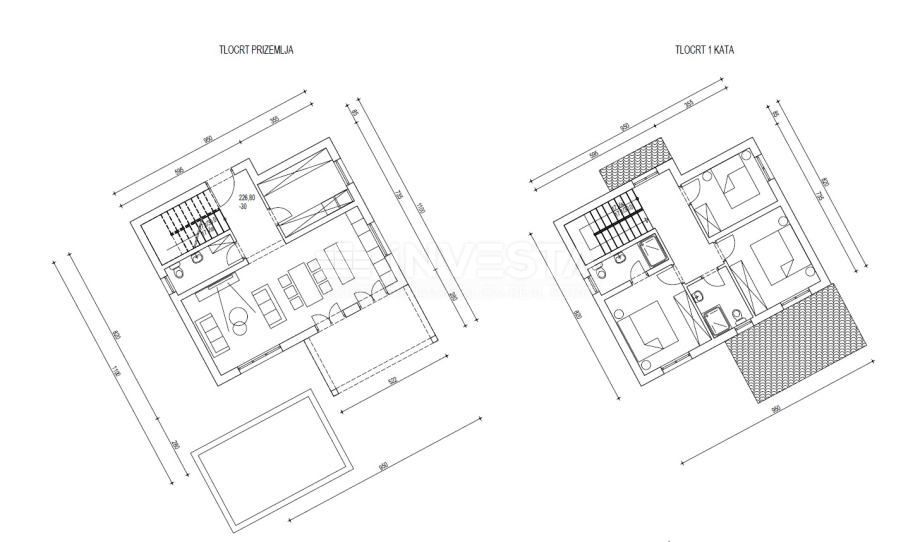 Digniano, dintorni - cinque terreni edificabili con progetto per la costruzione di case