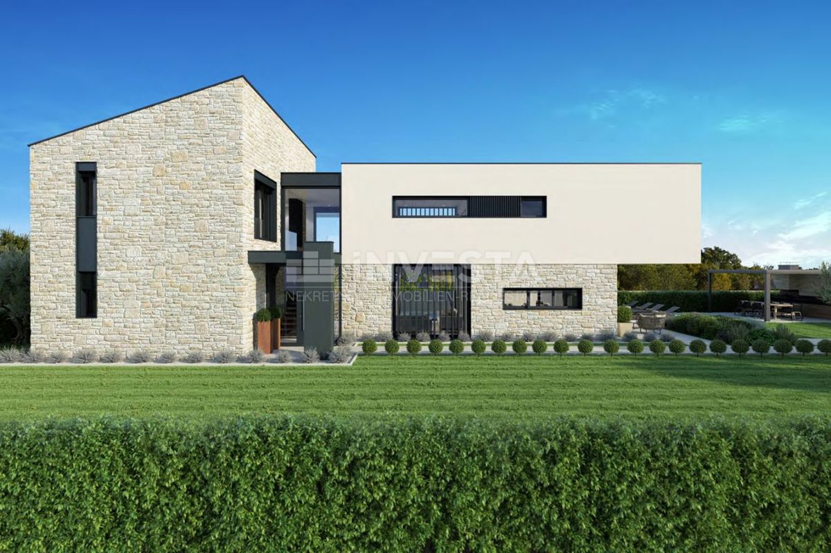 Zona di Parenzo, villa con piscina, vista mare