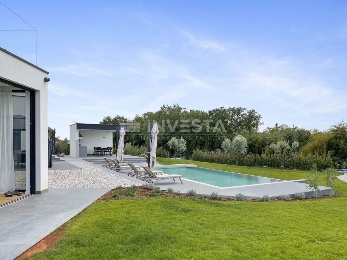 Poreč, dintorni, villa moderna 306m², vista mare