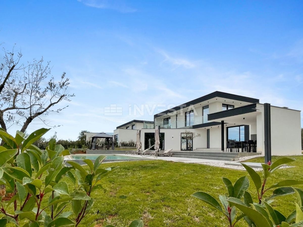 Poreč, dintorni, villa moderna 306m², vista mare