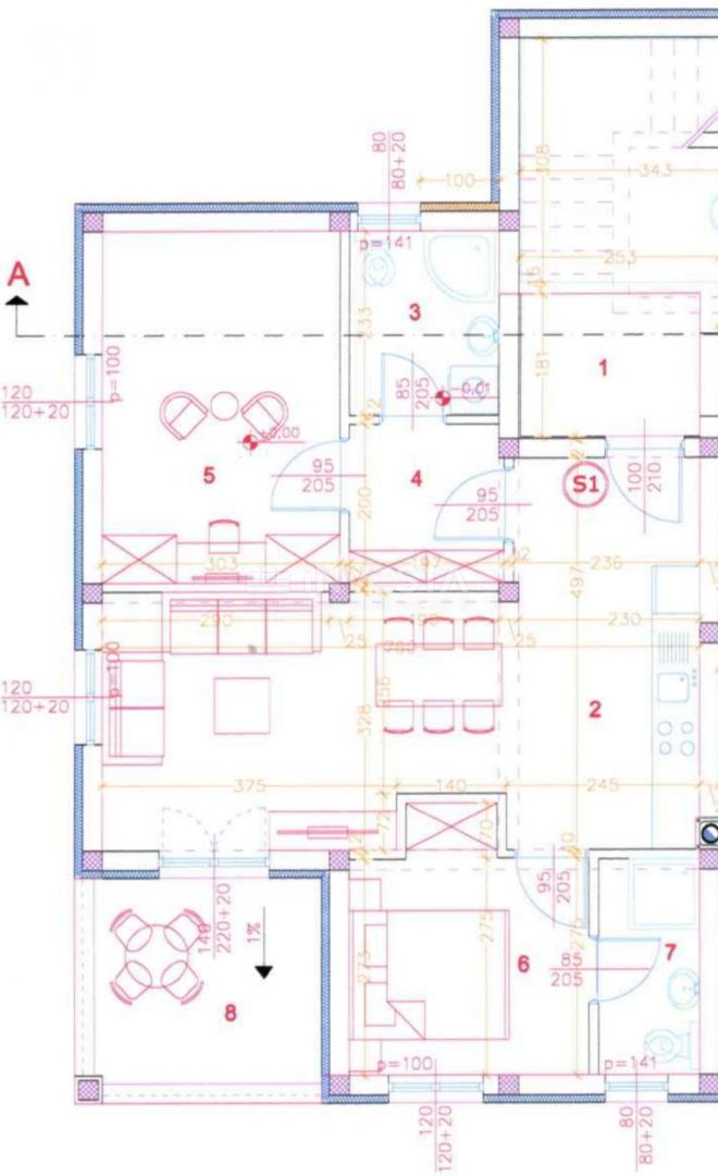 Fažana, Valbandon, appartamento arredato 73,95 m², parcheggio