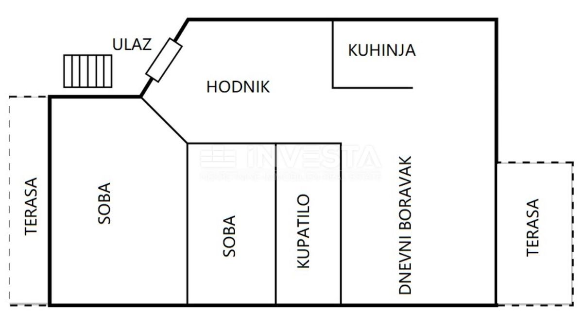 Medulin, ottimo appartamento 72m² con piscina in una posizione top