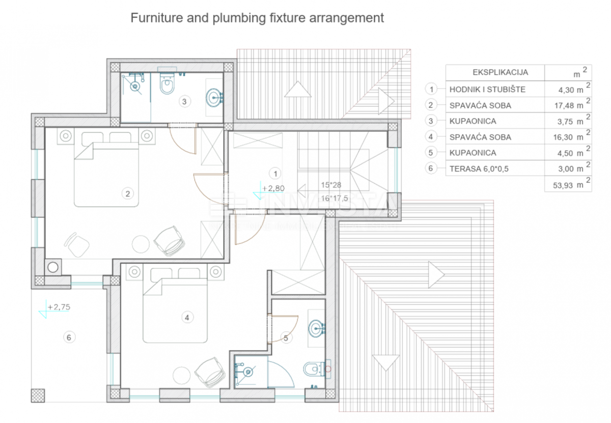 Tinjan, Casa con piscina in una posizione tranquilla