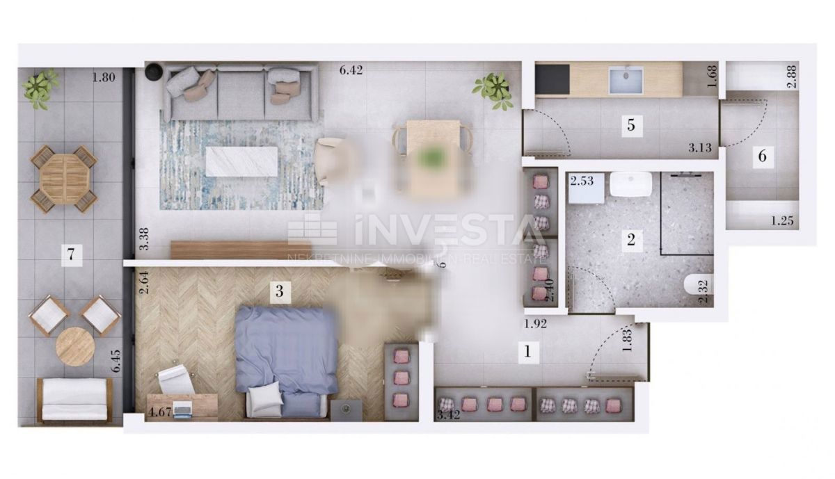 Appartamento al piano terra in una nuova costruzione - zona di Rovigno
