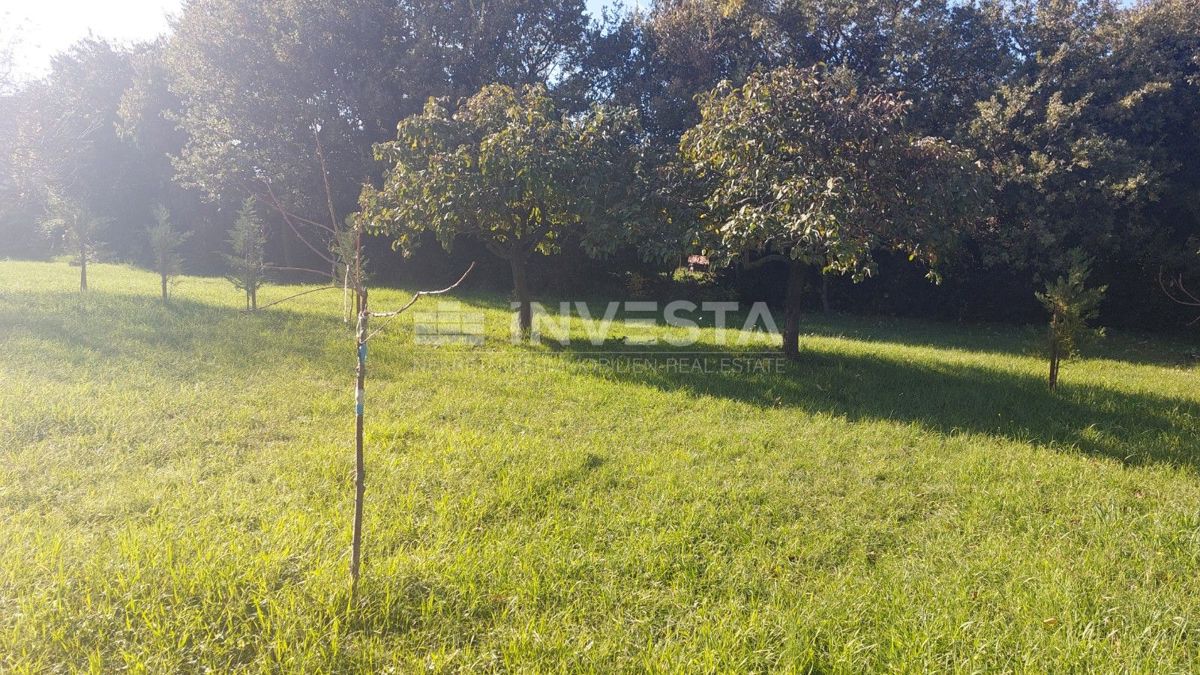 Parenzo, dintorni – terreno edificabile con edificio commerciale/industriale