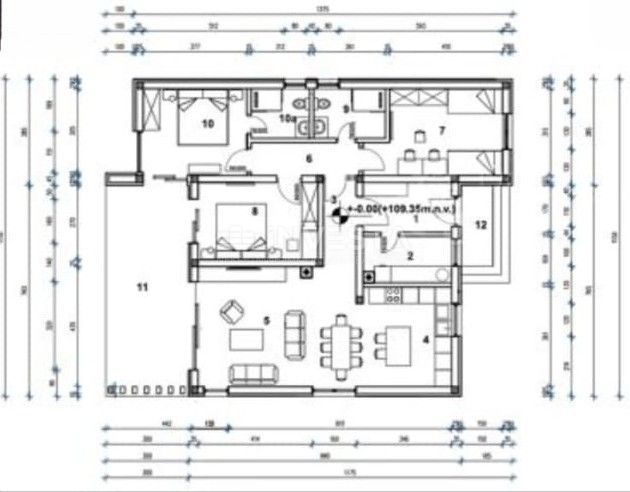 Dignano, villa indipendente al piano terra con piscina, nuova costruzione