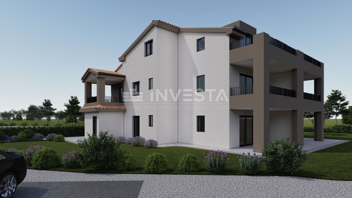 Dintorni di Parenzo - appartamento E 110 m2 in mansarda, nuova costruzione