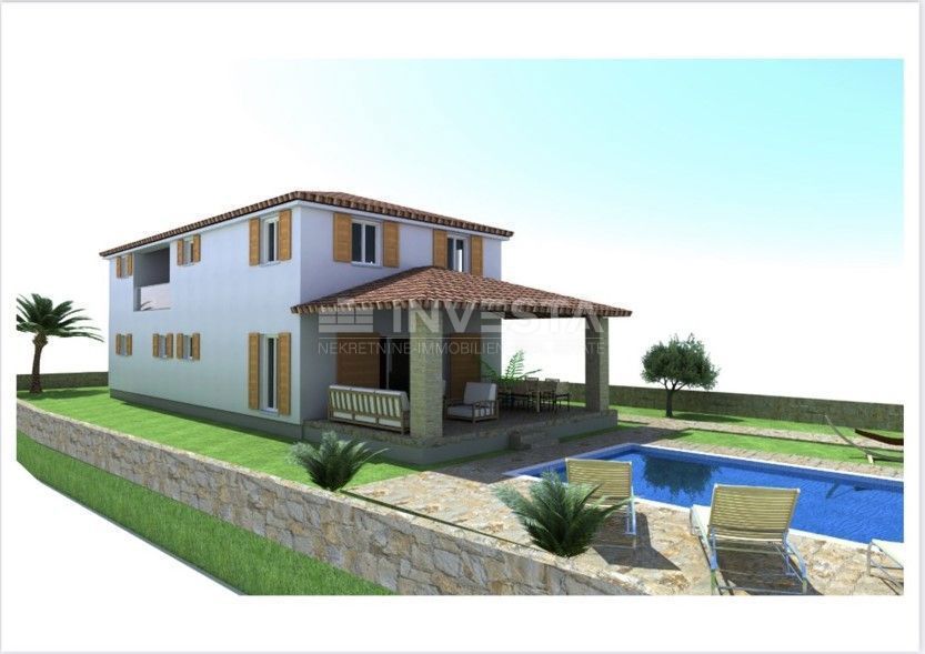 Dintorni di Barbana, terreno edificabile con progetto