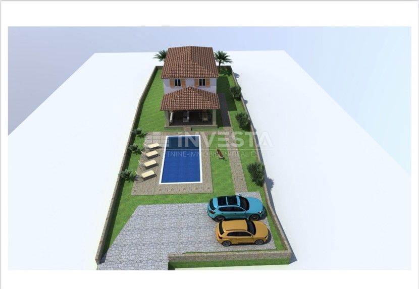 Dintorni di Barbana, terreno edificabile con progetto