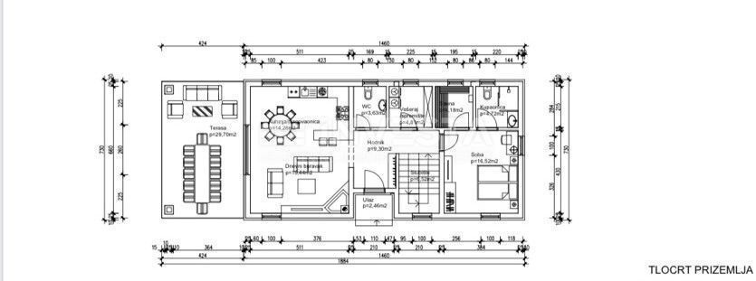 Dintorni di Barbana, terreno edificabile con progetto