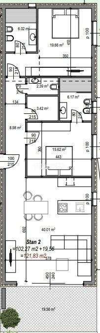 Rovigno, appartamento di lusso al piano terra con giardino, 2 camere da letto + soggiorno, ottima posizione!