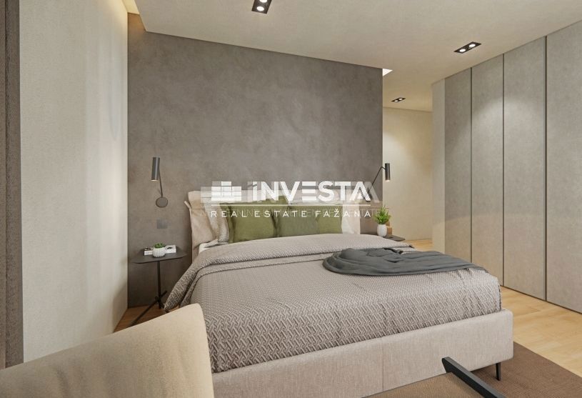 Rovigno, appartamento di lusso al piano terra con giardino, 2 camere da letto + soggiorno, ottima posizione!