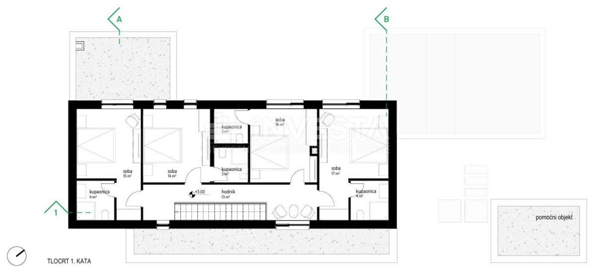 Zona di Labin, villa moderna con piscina su un ampio terreno