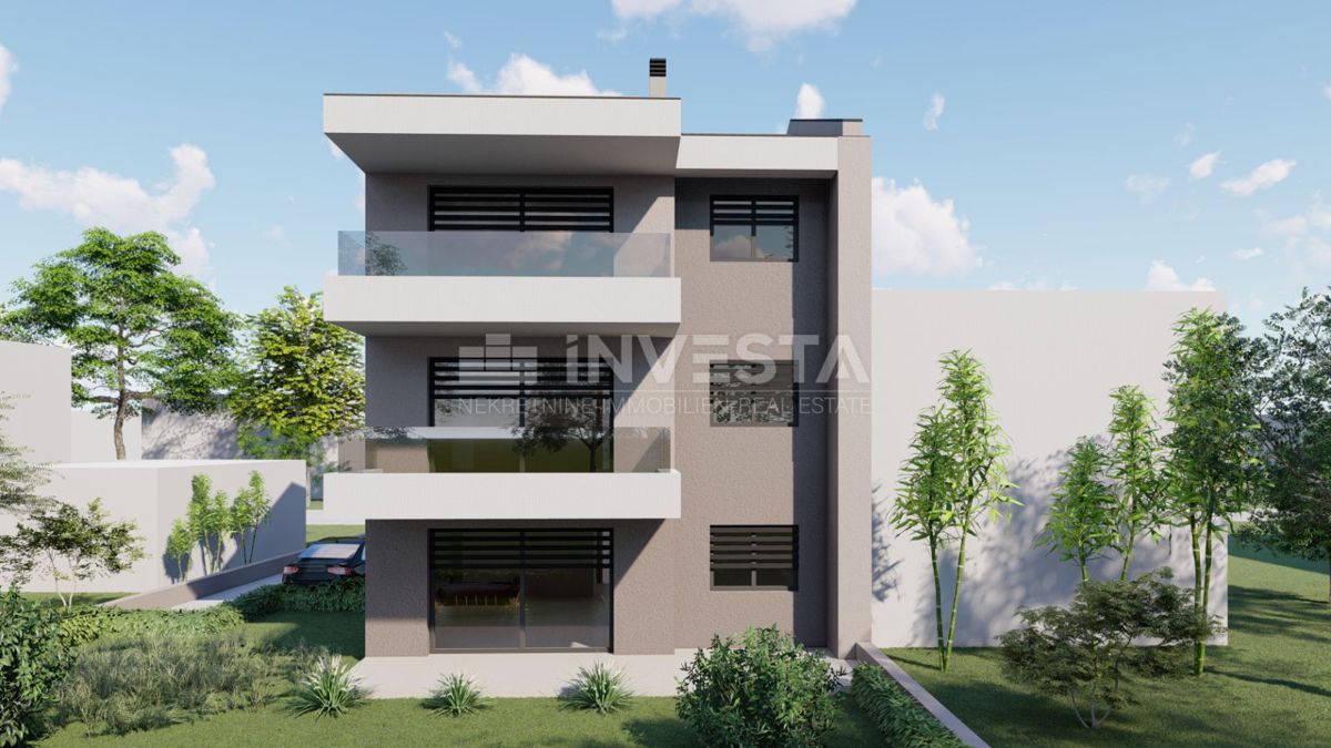 Valbandon, appartamento al 2 piano, 2 camere da letto + soggiorno, 650 m dal mare