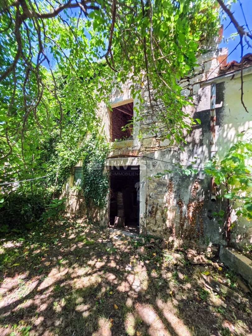 Zona di Vodnjan, autentica casa in pietra istriana con cortile