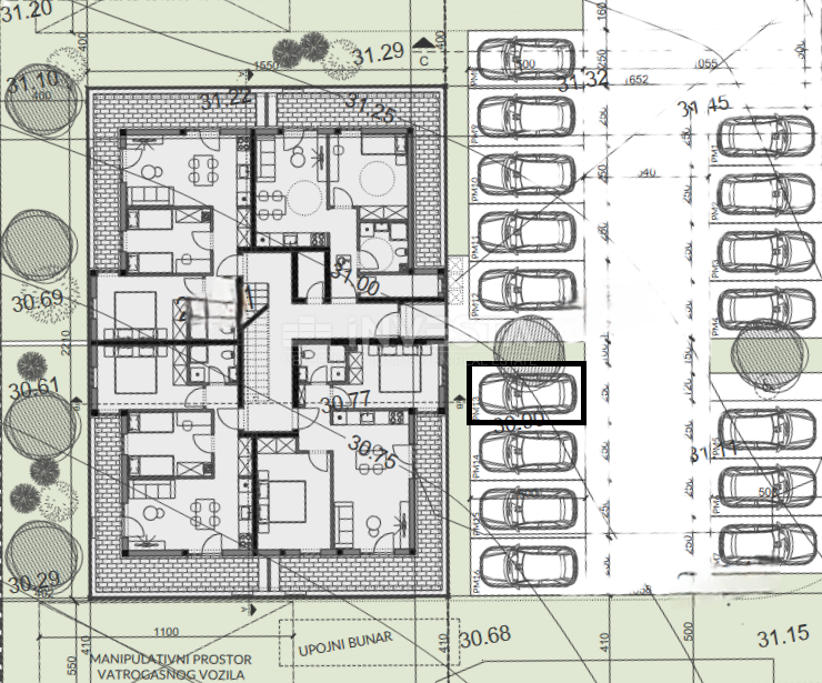 Zona di Pola, appartamento bilocale B11 al 2° piano di una nuova costruzione, parcheggio