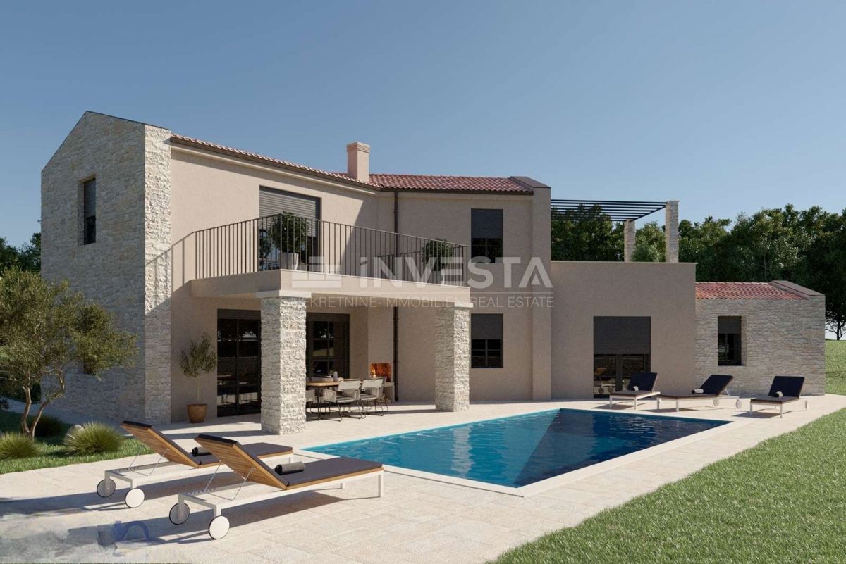 Villa moderna con piscina