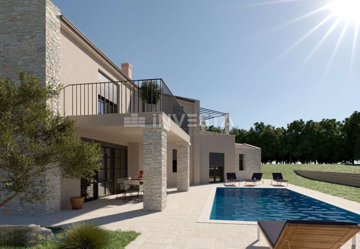 Villa moderna con piscina