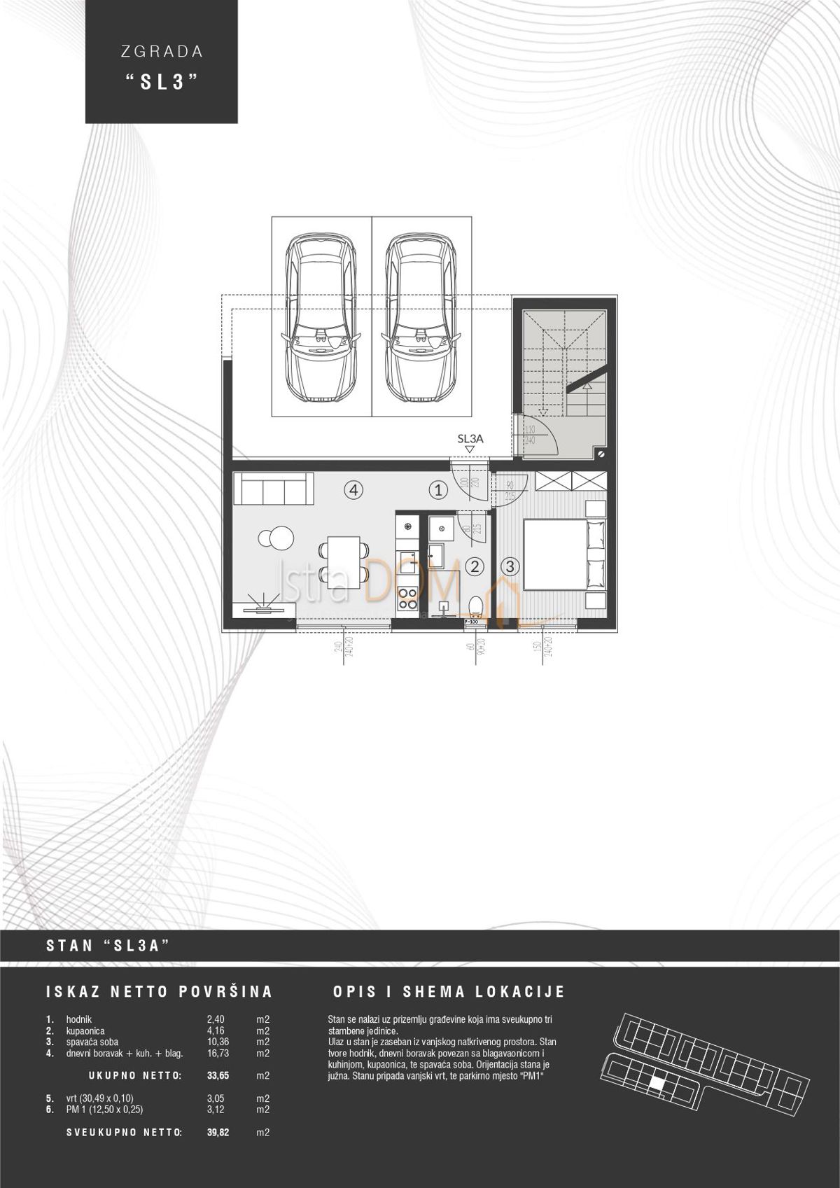 Appartamento Štinjan, Pula, 57,13m2