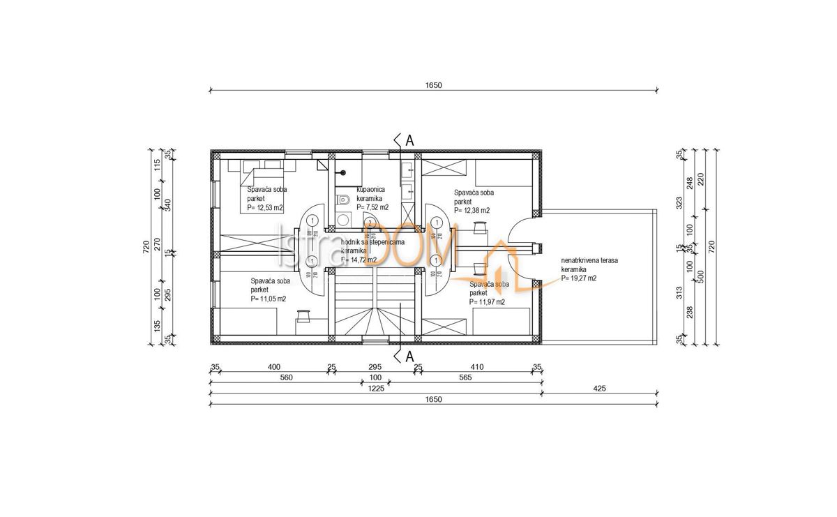 Terreno Domijanići, Žminj, 1.351m2