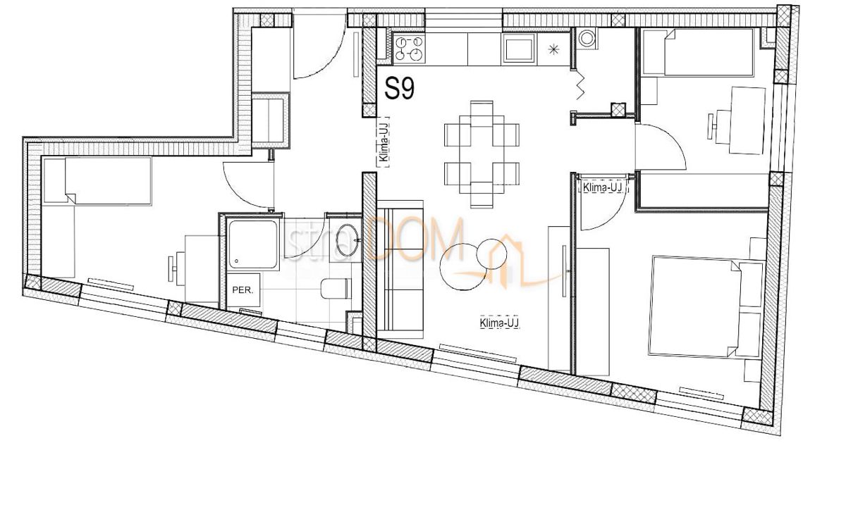 Appartamento Donja Zelina, Sveti Ivan Zelina, 75m2