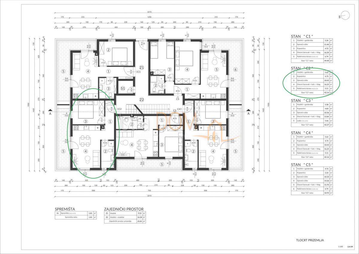 Appartamento Šikići, Pula, 58m2