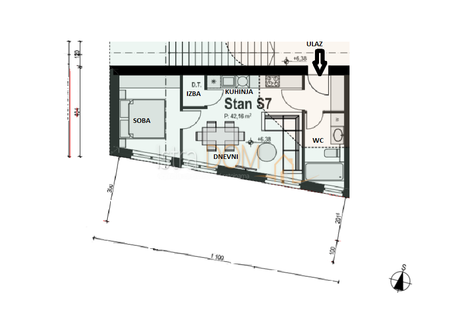 Appartamento Donja Zelina, Sveti Ivan Zelina, 75m2