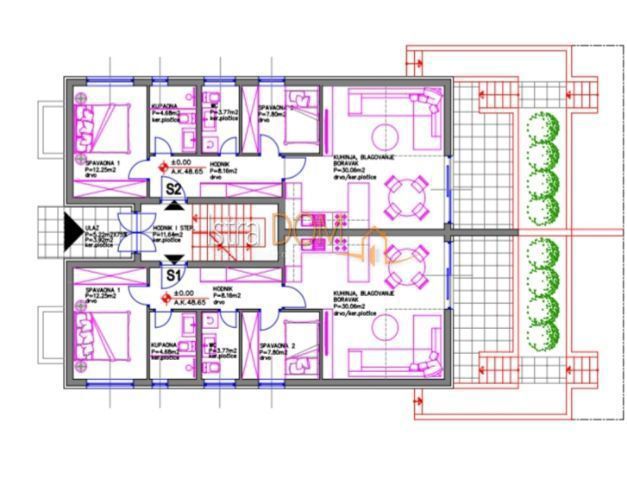 Appartamento Ližnjan, 72m2