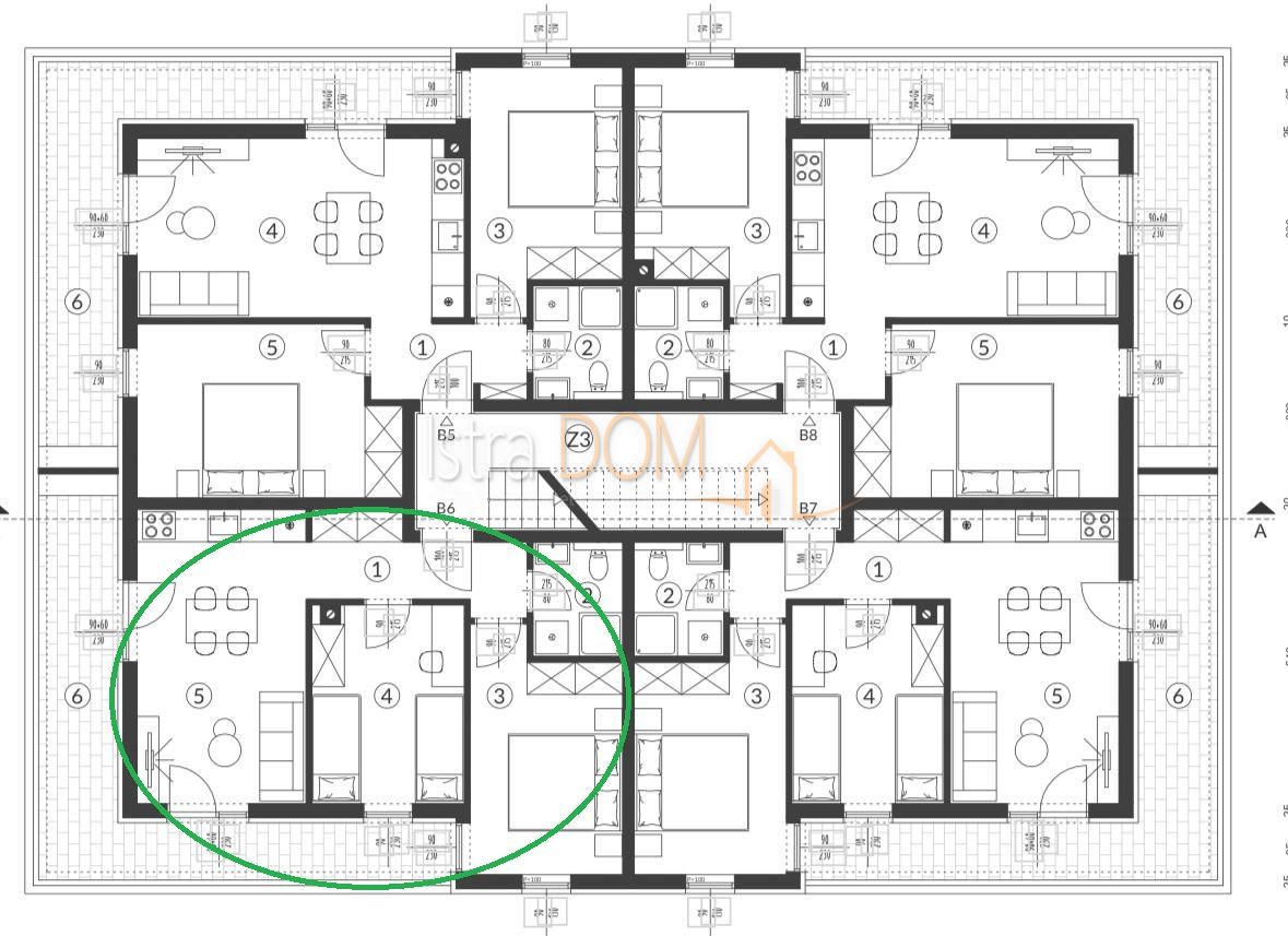 Appartamento Šikići, Pula, 58m2