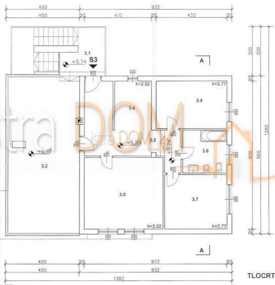 Appartamento Valkane, Pula, 130m2