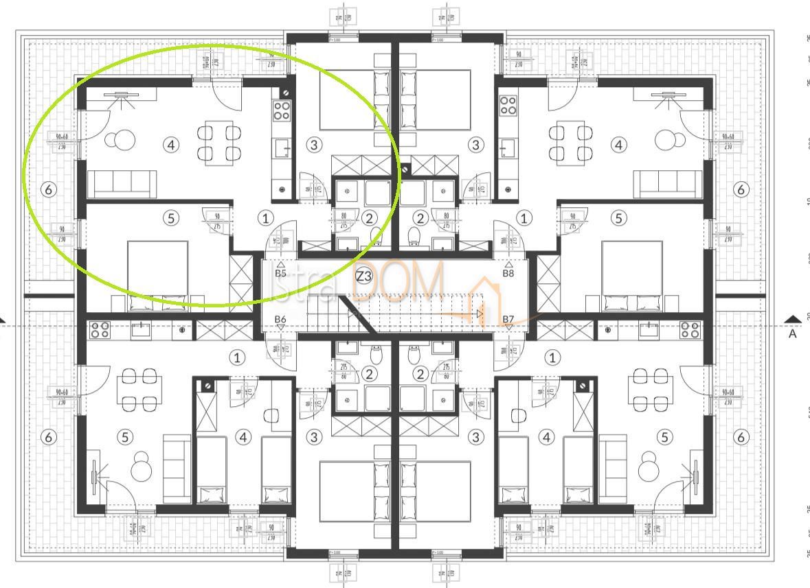 Appartamento Šikići, Pula, 58m2