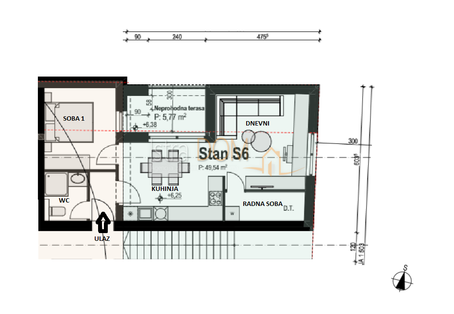 Appartamento Donja Zelina, Sveti Ivan Zelina, 75m2