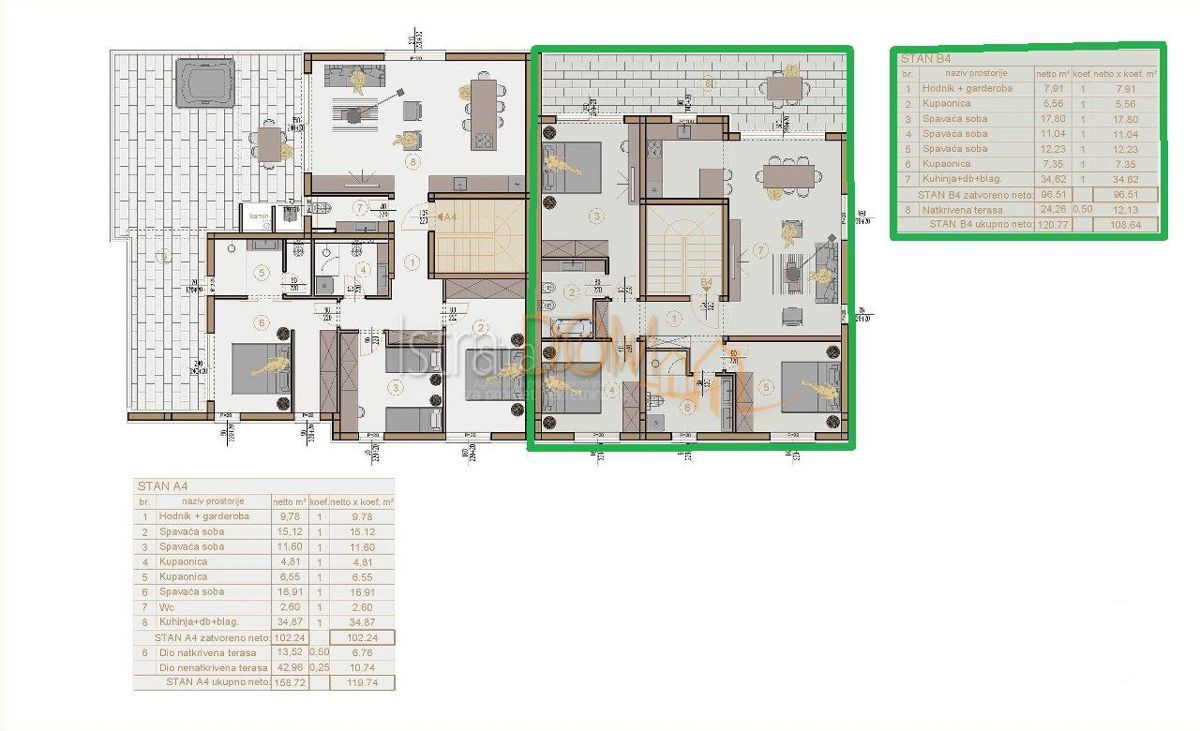 Appartamento Šijana, Pula, 120,75m2