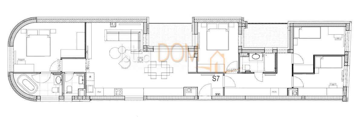 Appartamento Donja Zelina, Sveti Ivan Zelina, 75m2