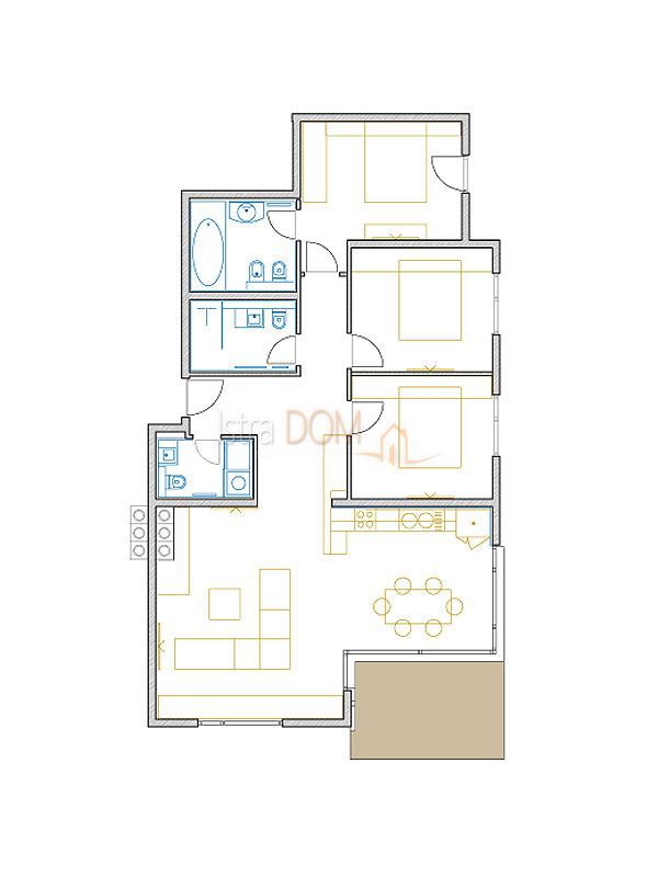 Appartamento Volosko, Opatija, 100m2