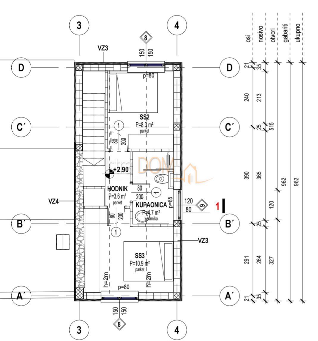 Casa Čabrunići, Svetvinčenat, 125m2