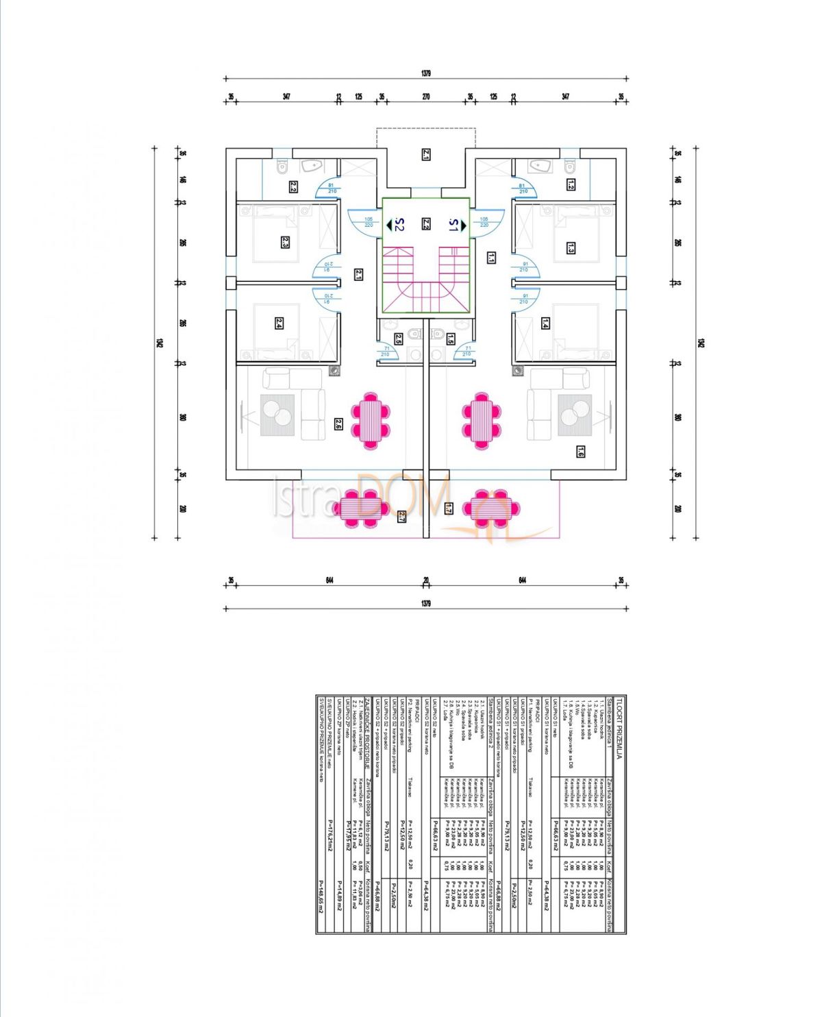 Appartamento Ližnjan, 73,50m2