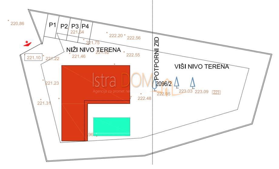 Terreno Rebići, Barban, 1.300m2