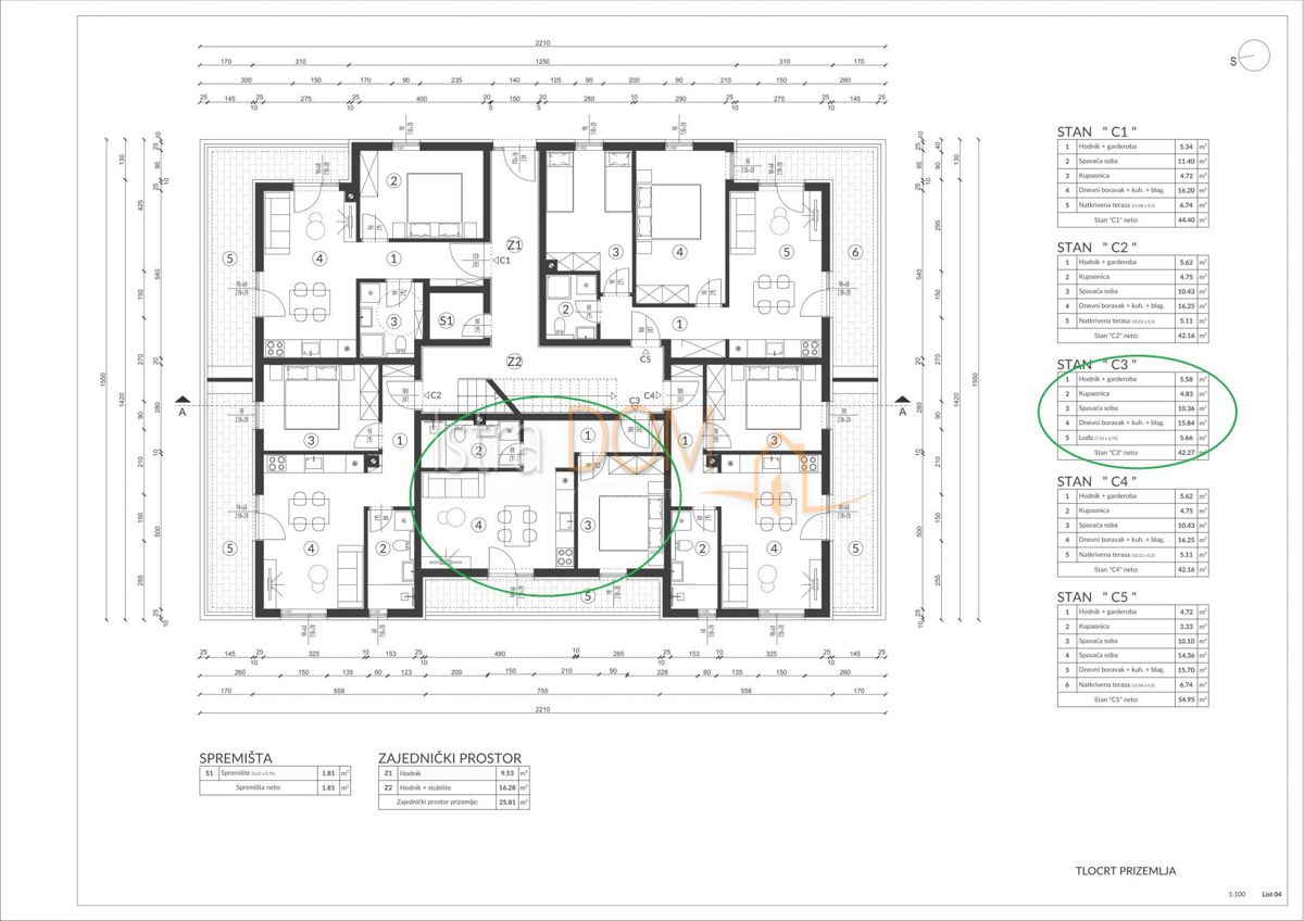 Appartamento Šikići, Pula, 58m2