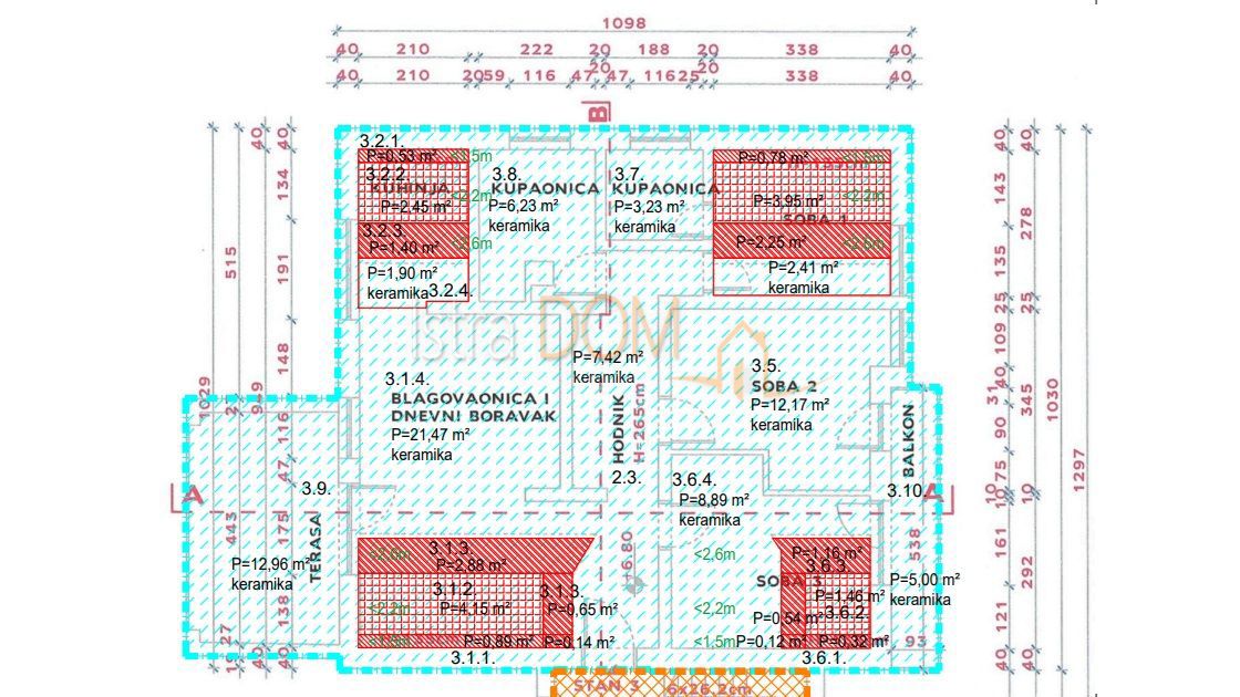 Appartamento Odra, Novi Zagreb - Zapad, 141m2