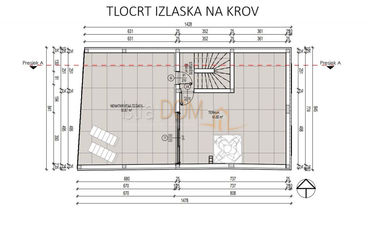 Appartamento Tar, Tar-Vabriga, 87m2