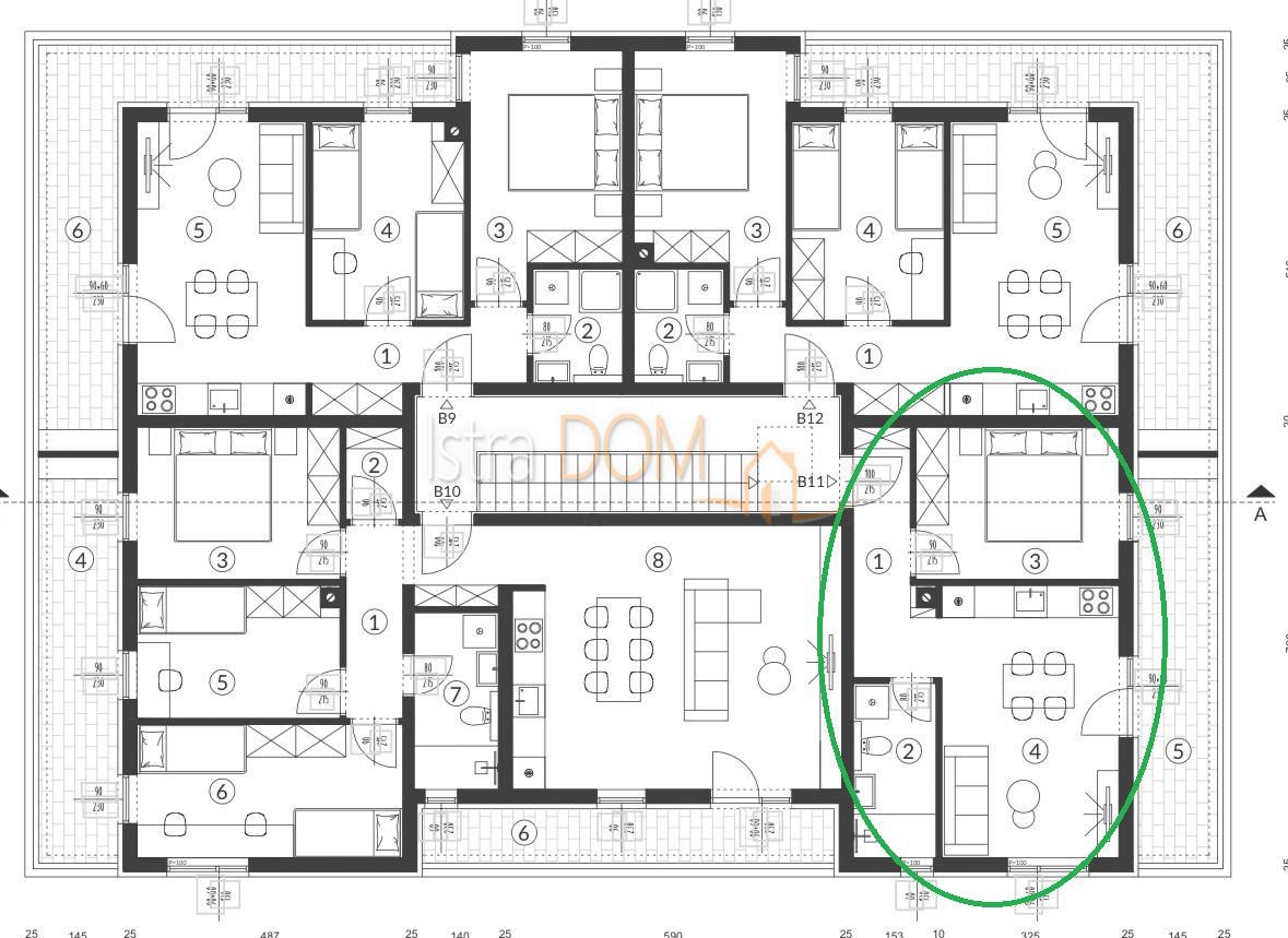 Appartamento Šikići, Pula, 58m2