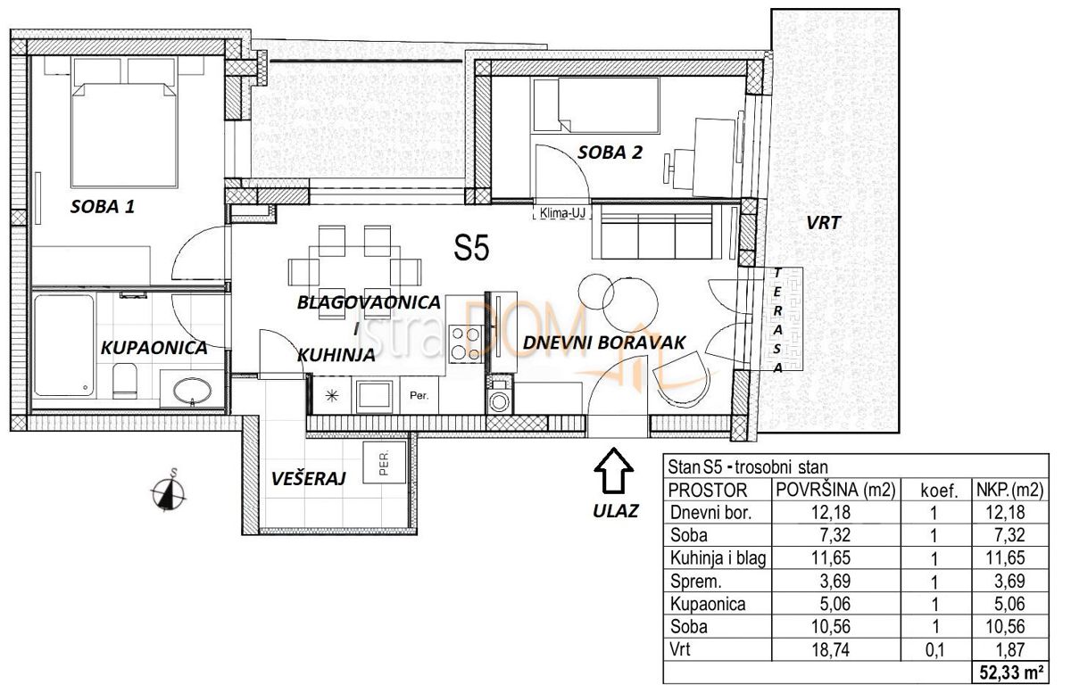 Appartamento Donja Zelina, Sveti Ivan Zelina, 75m2