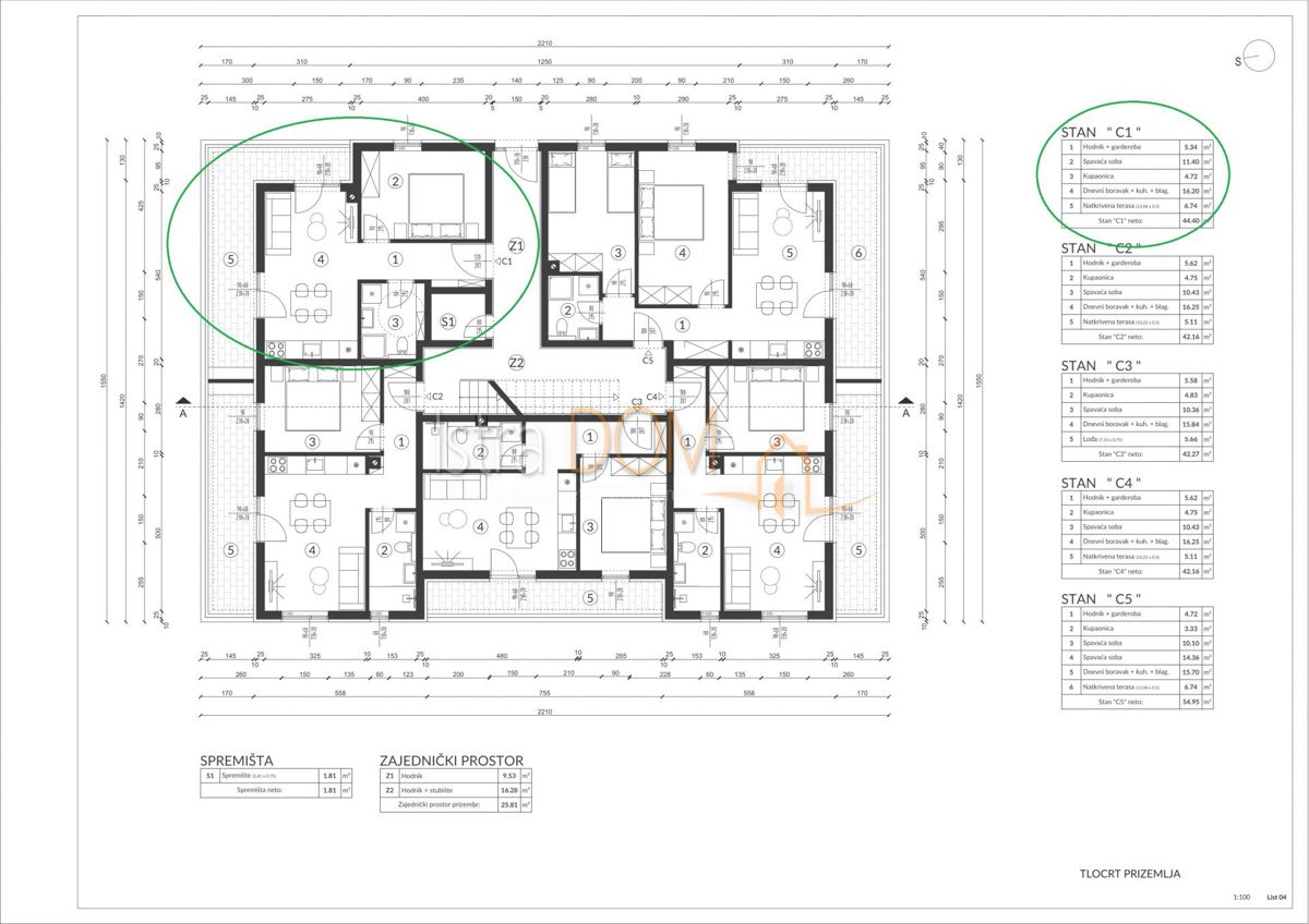 Appartamento Šikići, Pula, 58m2