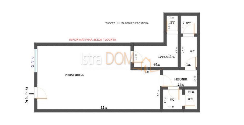 Commerciale Sveti Ivan Zelina, 50m2