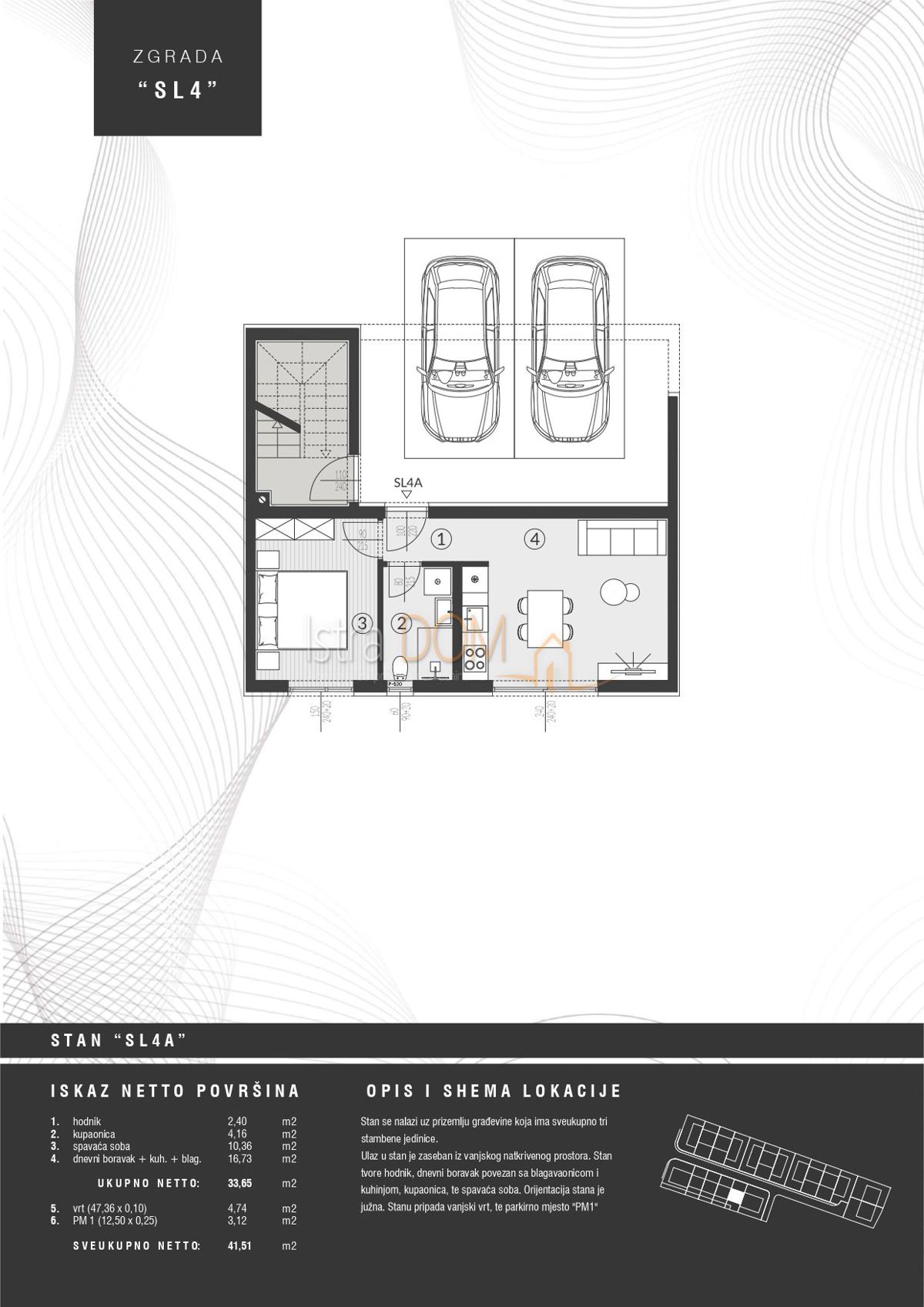 Appartamento Štinjan, Pula, 57,13m2