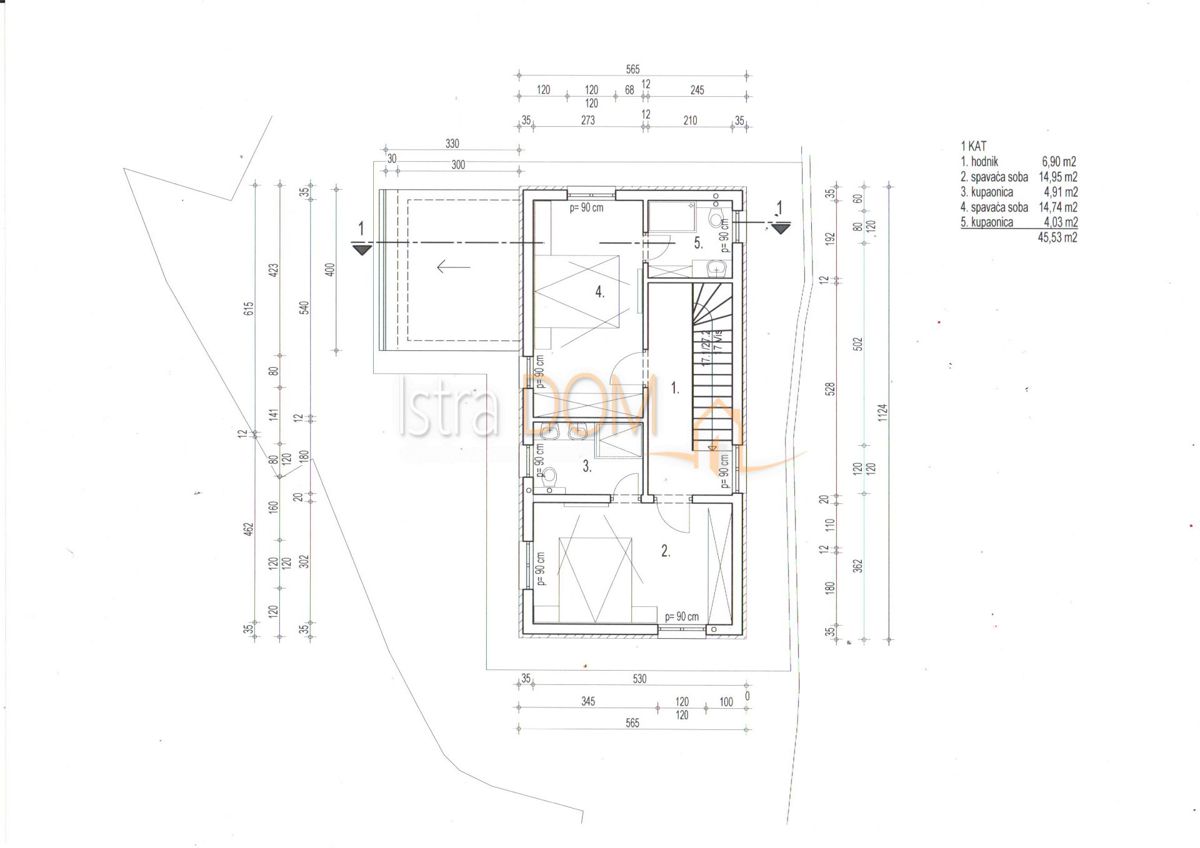 Terreno Butkovići, Svetvinčenat, 310m2