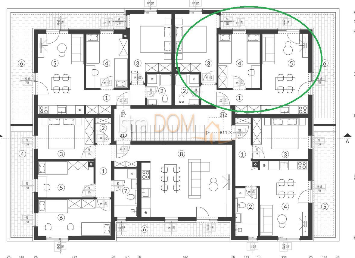 Appartamento Šikići, Pula, 58m2